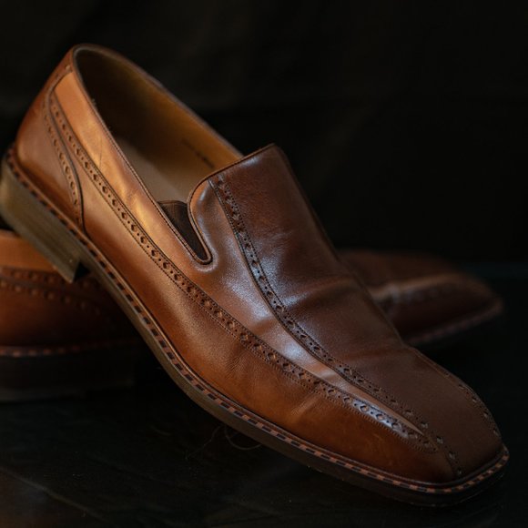 Men\'s Mezlan Gaeta loafers shoes Brown / Tan 14 main image 8